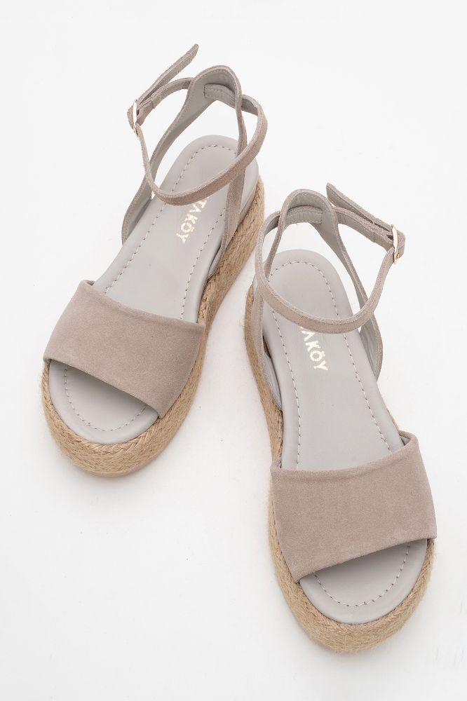 kadin-deri-kalin-taban-hasir-sandalet-TAS SUET-WMN2521641-0092480_0